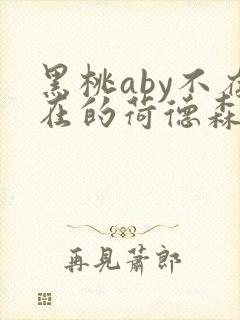 黑桃aby不存在的荷德森笔趣阁