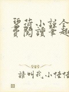 碧荷小说全文免费阅读笔趣阁