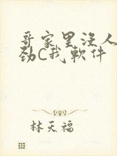 哥家里没人使点劲C我软件