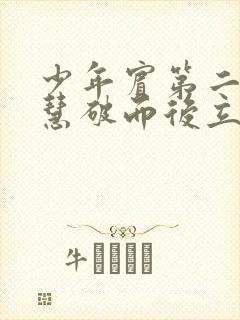 少年宾第二部珏慧破而后立