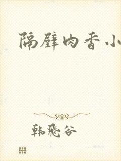 隔壁肉香小说