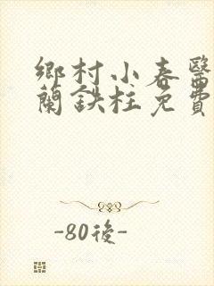 乡村小春医王淑兰铁柱免费阅读全文