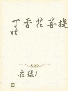 丁香花菩提树txt