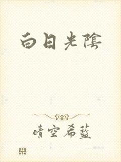 白日光阴