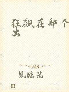 狂飙在哪个台播出