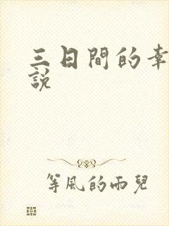 三日间的幸福小说