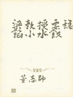 梁教授要稳住肉馅小水饺