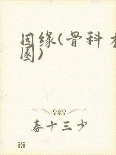 因缘(骨科 校园)