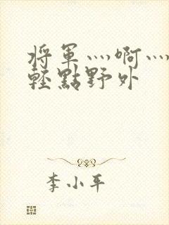 将军灬啊灬啊灬轻点野外