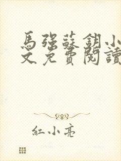 马强苏钥小说全文免费阅读最新章节