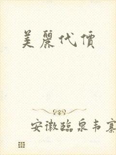 美丽代价
