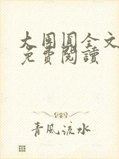 大团圆全文完整免费阅读