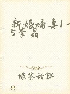 新婚娇妻1一25李晶