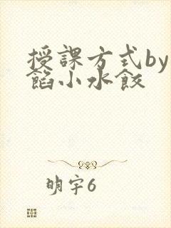 授课方式by肉馅小水饺