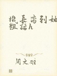 机长脔到她哭h粗话h