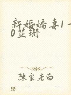 新婚娇妻1一40芷珊