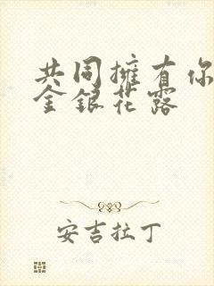 共同拥有你by金银花露