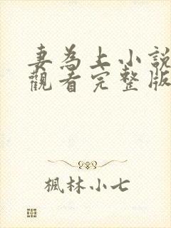 妻为上小说免费观看完整版笔趣阁