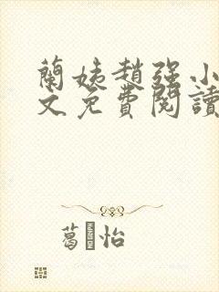 兰姨赵强小说全文免费阅读