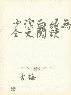 少洁白妇无删减全文阅读