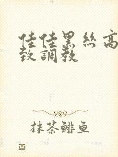 佳佳黑丝高跟极致调教