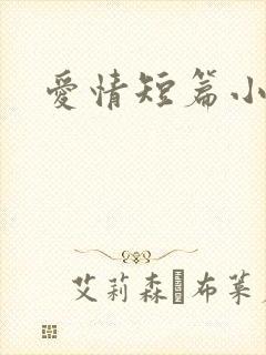 爱情短篇小说