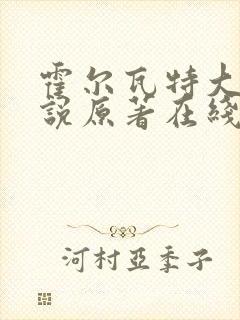 霍尔瓦特大街小说原著在线阅读