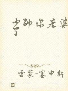 少帅你老婆又跑了