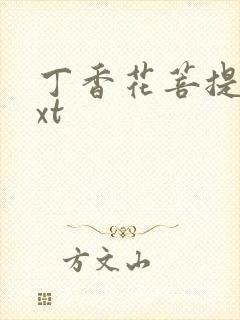 丁香花菩提树txt