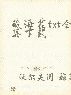 藏海花txt全集下载