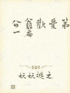 公翁欢爱第三十一篇