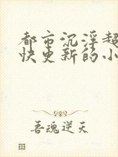 都市沉浮超前超快更新的小说