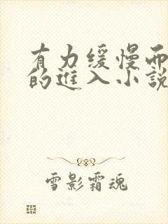 有力缓慢而坚定的进入小说