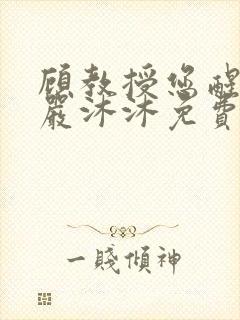 顾教授您醒了吗严沐沐免费阅读全文小说