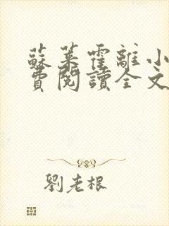 苏莱霍离小说免费阅读全文