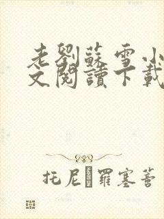 老刘苏雪小说全文阅读下载