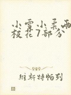小雪小柔两个大校花7部分