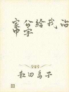 家公给我治疗5中字