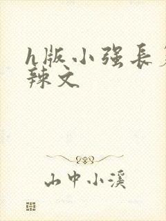 h版小强长篇肉辣文