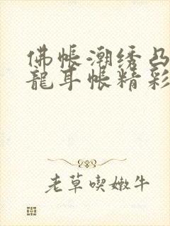 佛帐潮绣凸浮双龙耳帐精彩片段