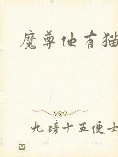 魔尊他有猫了