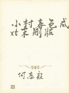 小村春色成刚txt末删版