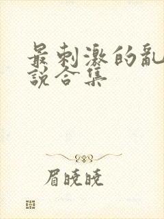 最刺激的乱惀小说合集