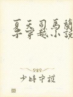 夏天司马兰九皇子穿越小说笔趣阁