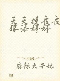 天天摸夜夜添狠狠添婷婷