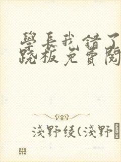 学长我错了 跷跷板免费阅读