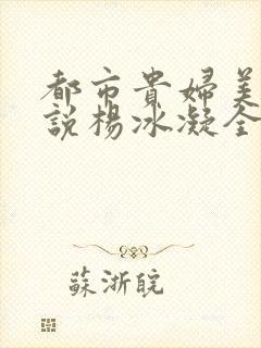 都市贵妇美腿小说杨冰凝全文阅读