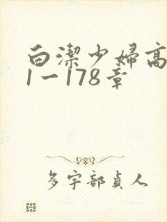 白洁少妇高义第1一178章
