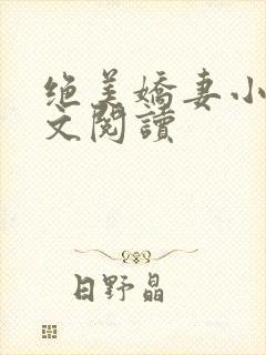 绝美娇妻小说全文阅读