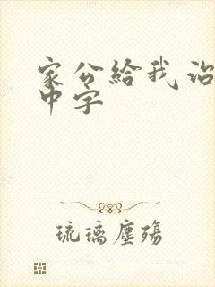 家公给我治疗5中字